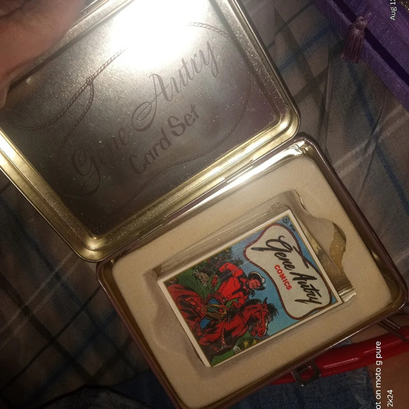 1995 Gene Autry Comic Card Set Series 1 With Mini Tin Lunchbox Sealed - Picture 5 of 9